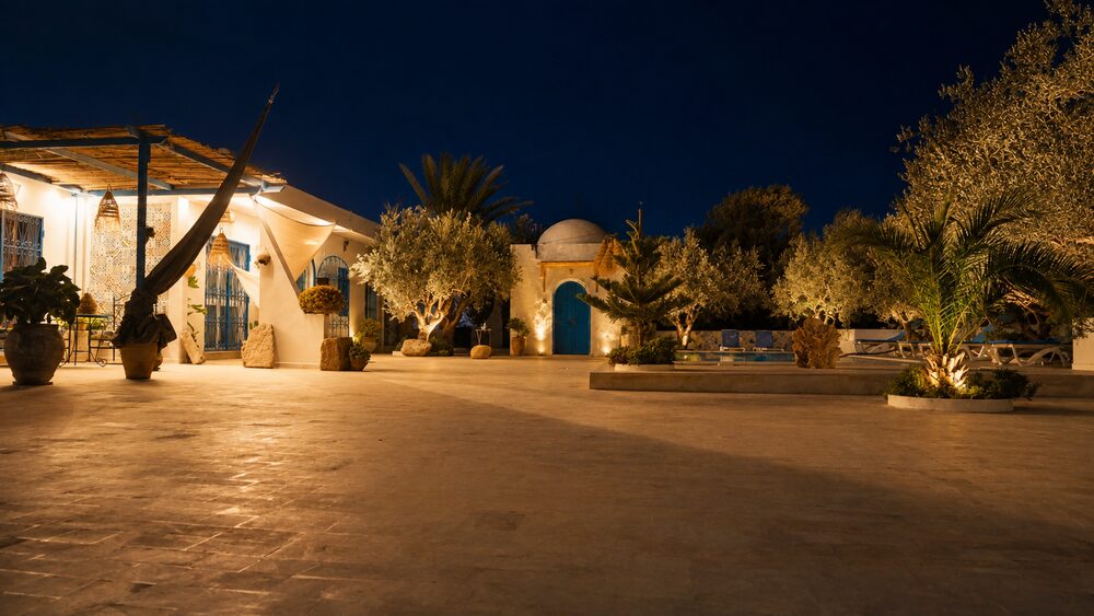 Patio de Dar Kameleon, espace pour événement d'entreprise