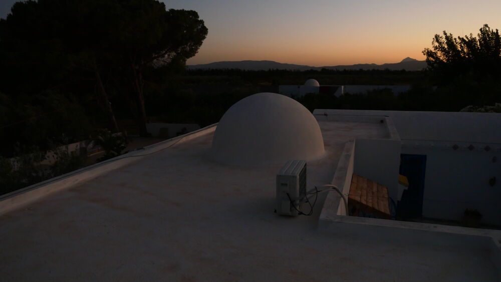 Coucher de soleil sur le domaine, cadre pour team building